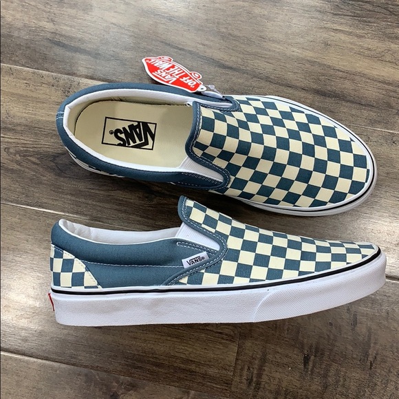 ••VANS CLASSIC SLIP-ON CHECKERBOARD Blmigtrwtt WMN - Picture 2 of 16